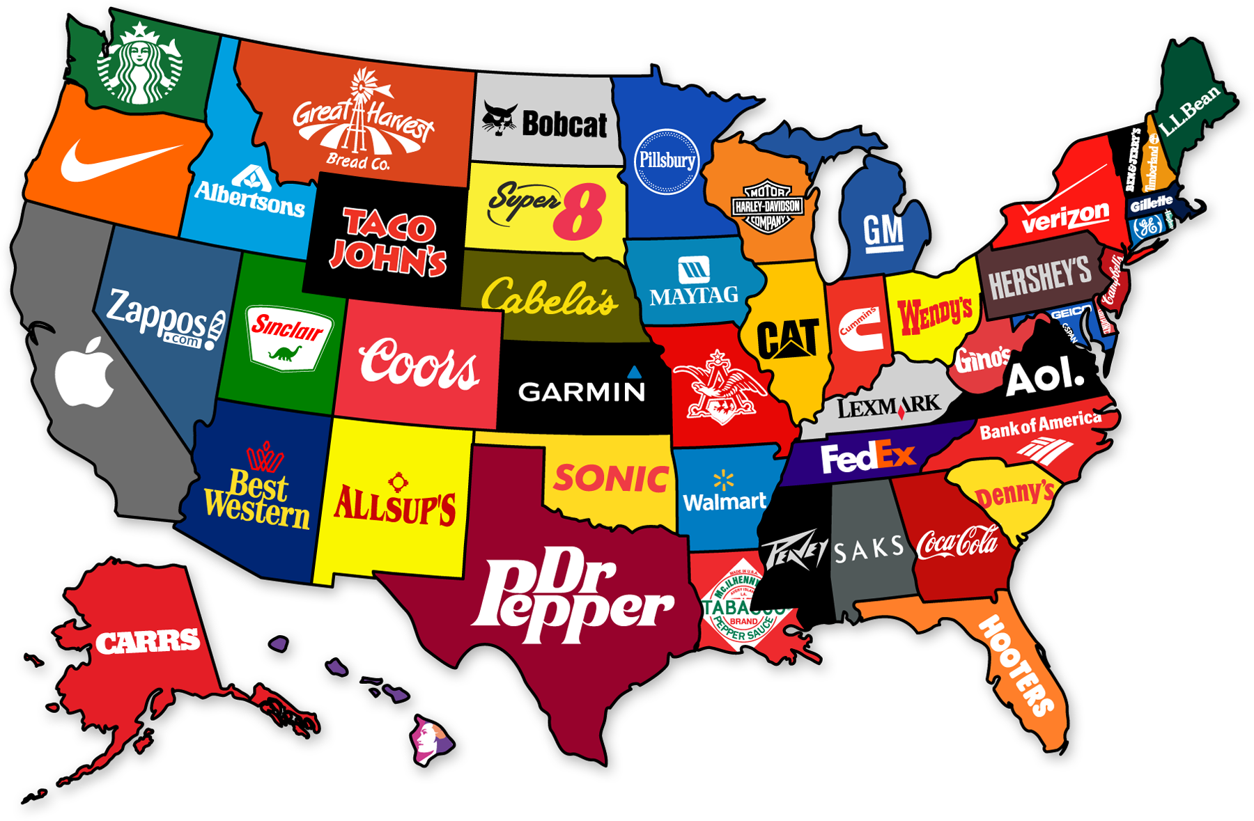 The Corporate States Of America Mappenstance 