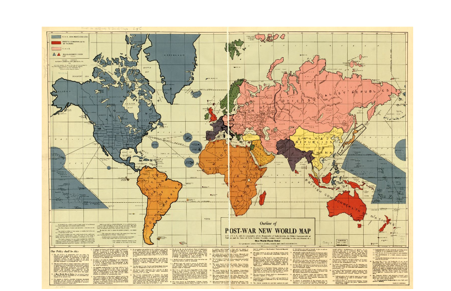 Outline of the Post-War New World Map - Wikipedia