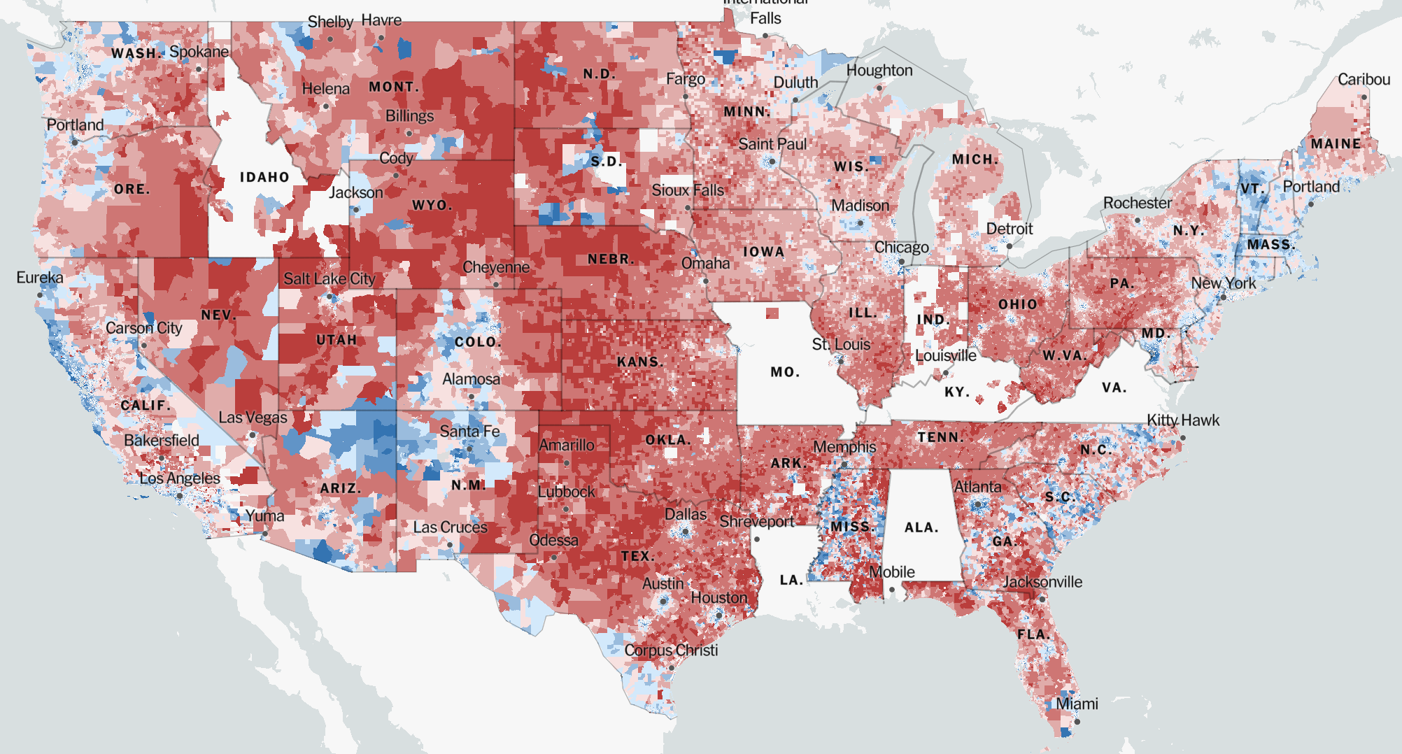 An Extremely Detailed Map Of The 2020 Election Data V 3952