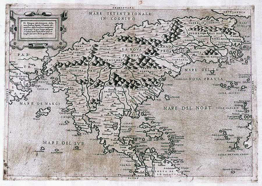 16th Century Italian Map