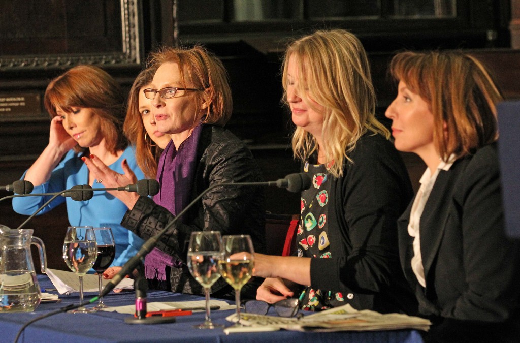 Women in Media Debate at The London Press Club. L-R Kay Burley, Carla Buzasi, Anne McElvoy, Lisa Markwell and Sarah Sands. PICTURE BY: NIGEL HOWARD Email: nigelhowardmedia@gmail.com