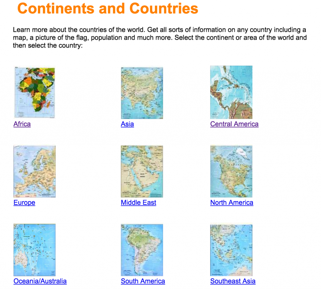Ducksters Geography site Geography 250