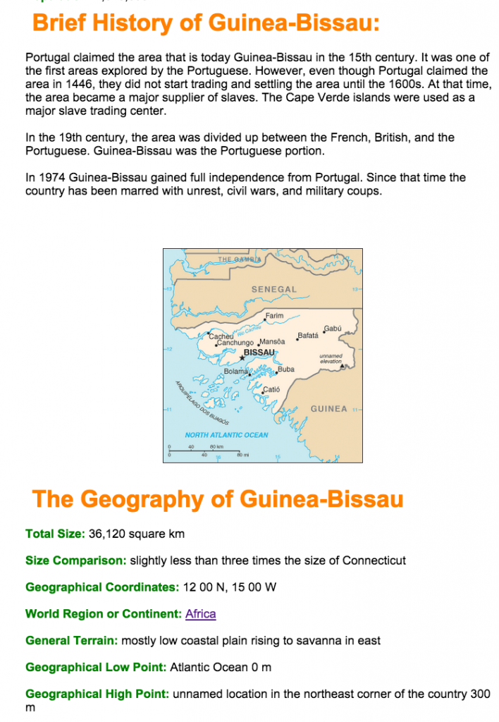 Ducksters Geography site Geography 250