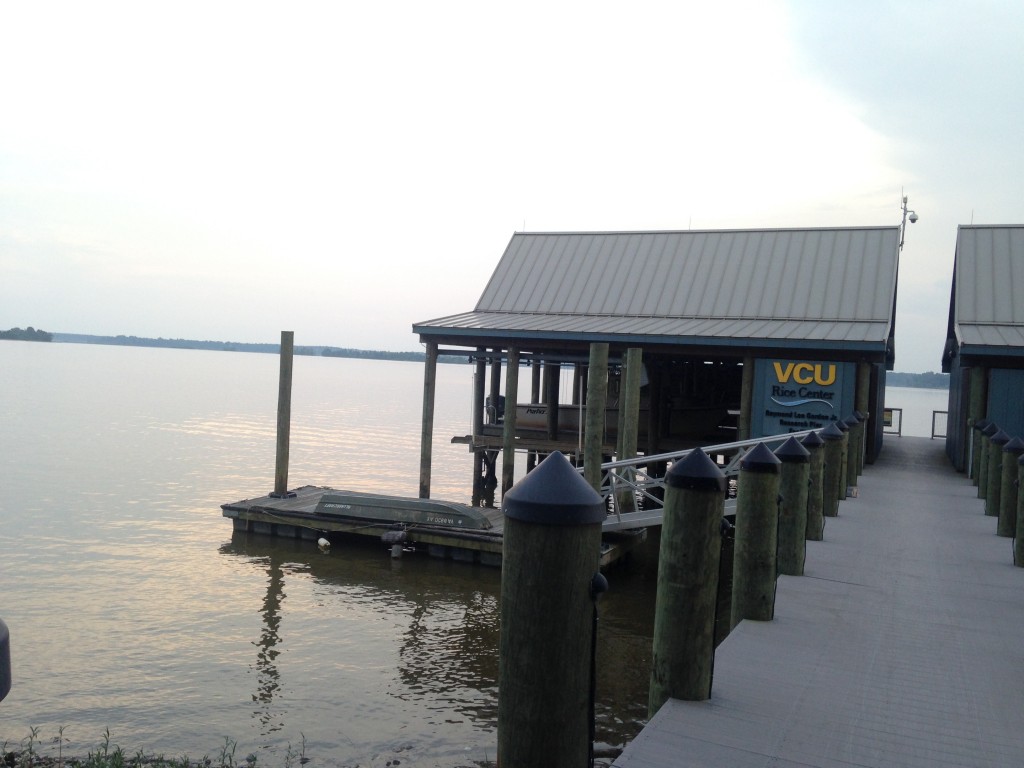 Dock at the VCU Rice Rivers Center