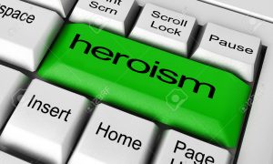 heroism word on keyboard button