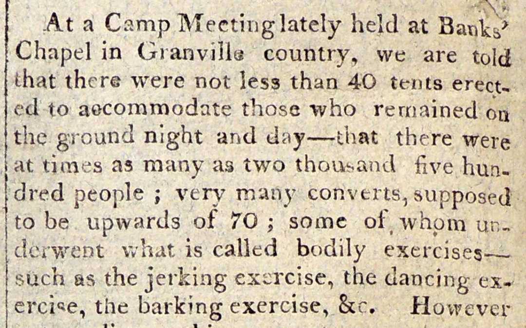 Newspaper Article from the Charleston Courier (October 14, 1805)