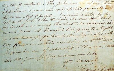 Letter from William Radford to John Preston (May 14, 1805)