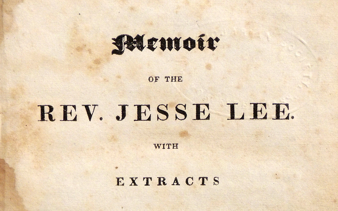 Excerpt from the Memoir of the Rev. Jesse Lee (May 9, 1806)