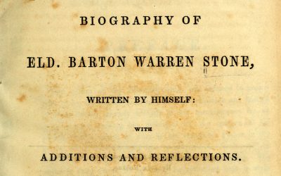 Excerpt from the Biography of Eld. Barton W. Stone (ca. 1804)