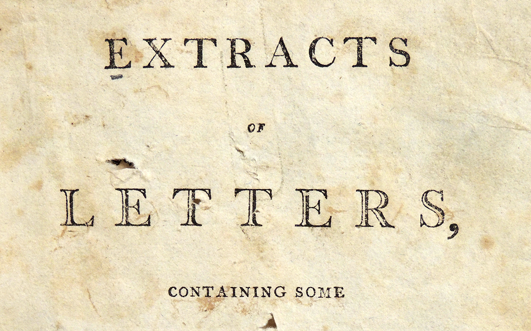 Published Letter by James Ward (November 8, 1804)