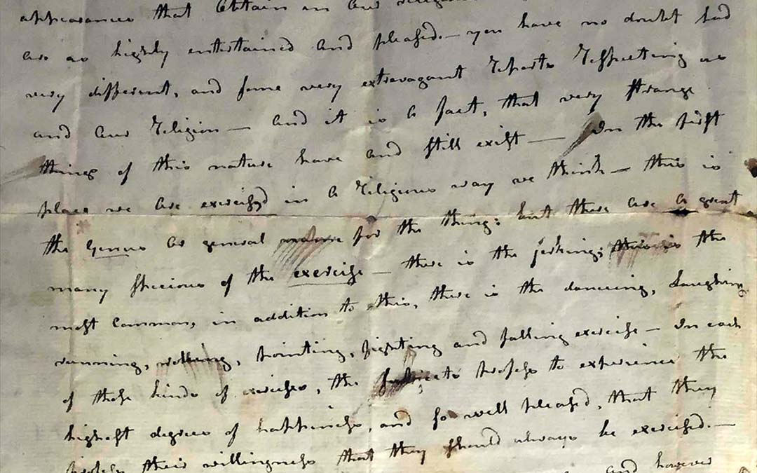 Letter from Samuel G. Ramsey to Anne Fleming (November 29, 1803)