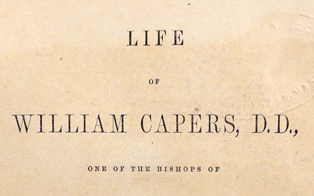 Excerpt from the Life of William Capers (ca. 1803)