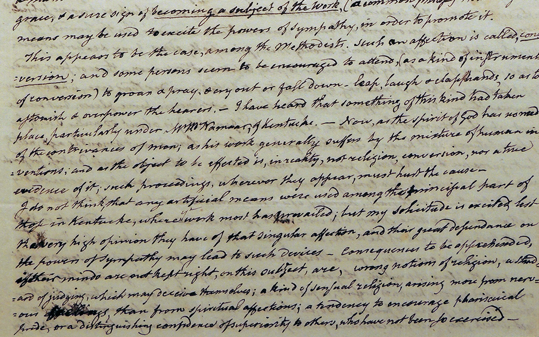 Letter from John King to Ashbel Green (May 4, 1802)