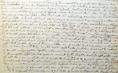 Excerpt from a Letter from Thomas Cleland to Ashbel Green (August 23, 1812)