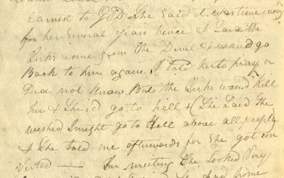 Extracts from the Diary of John Early  (November 18–December 21 1807)