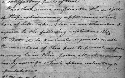 Minutes from the Records of the Lexington Presbytery (November 6, 1804)