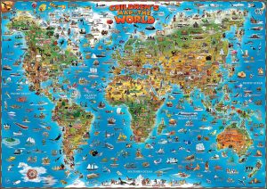 Children’s Map of the World | Mappenstance.