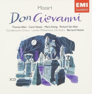 Mozart's opera "Don Giovanni" premiered in 1787. This is but one of many recordings.