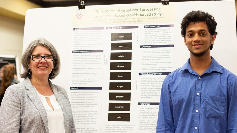dr. cindy bukach with a student