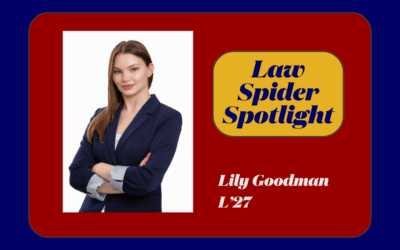 Law Spider Spotlight – Lily Goodman (L’27)