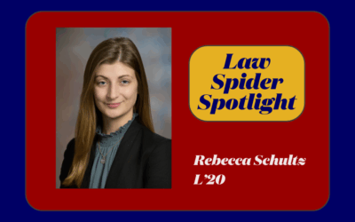 Law Spider Spotlight – Rebecca Schultz (L’20)